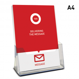 Acrylic Double Sided Freestanding Poster Holder